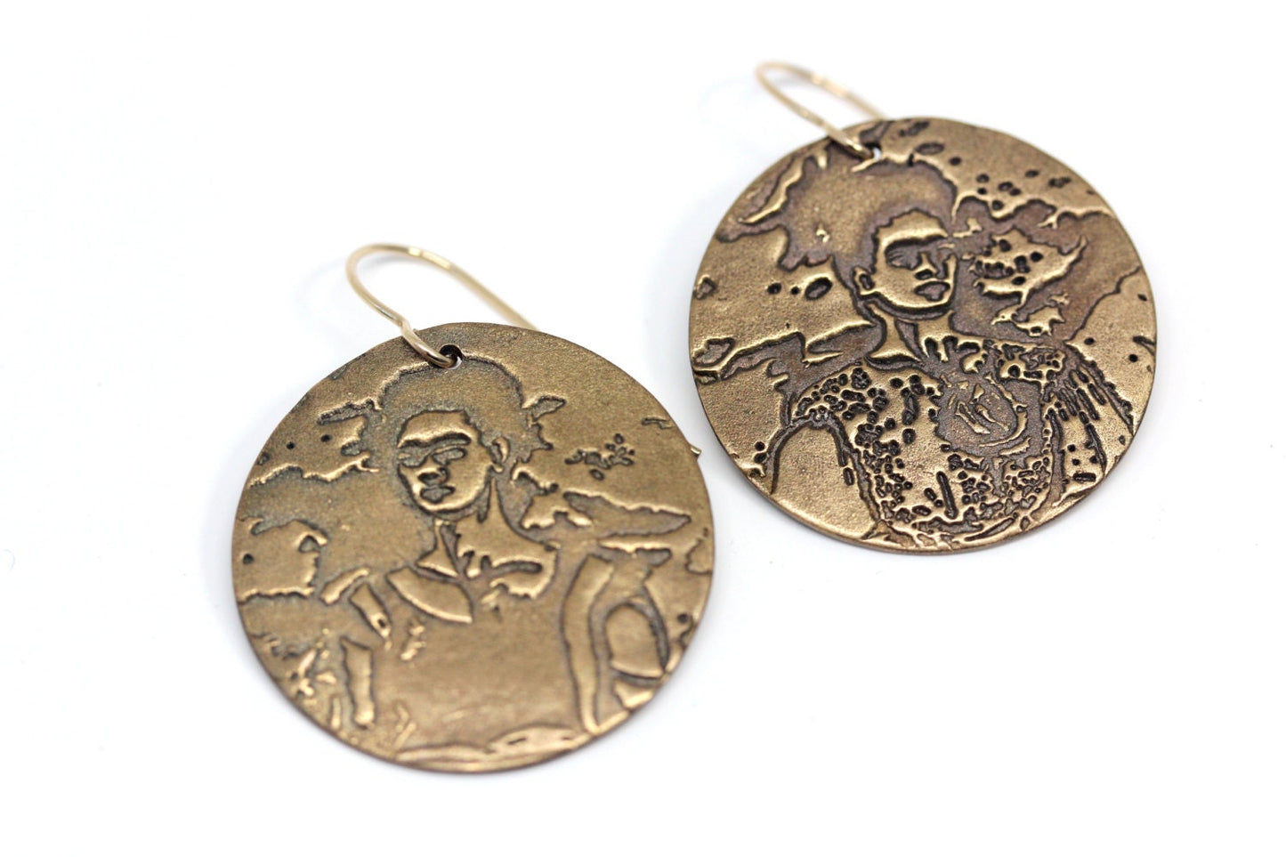 Frida Kahlo Earrings - Two Fridas