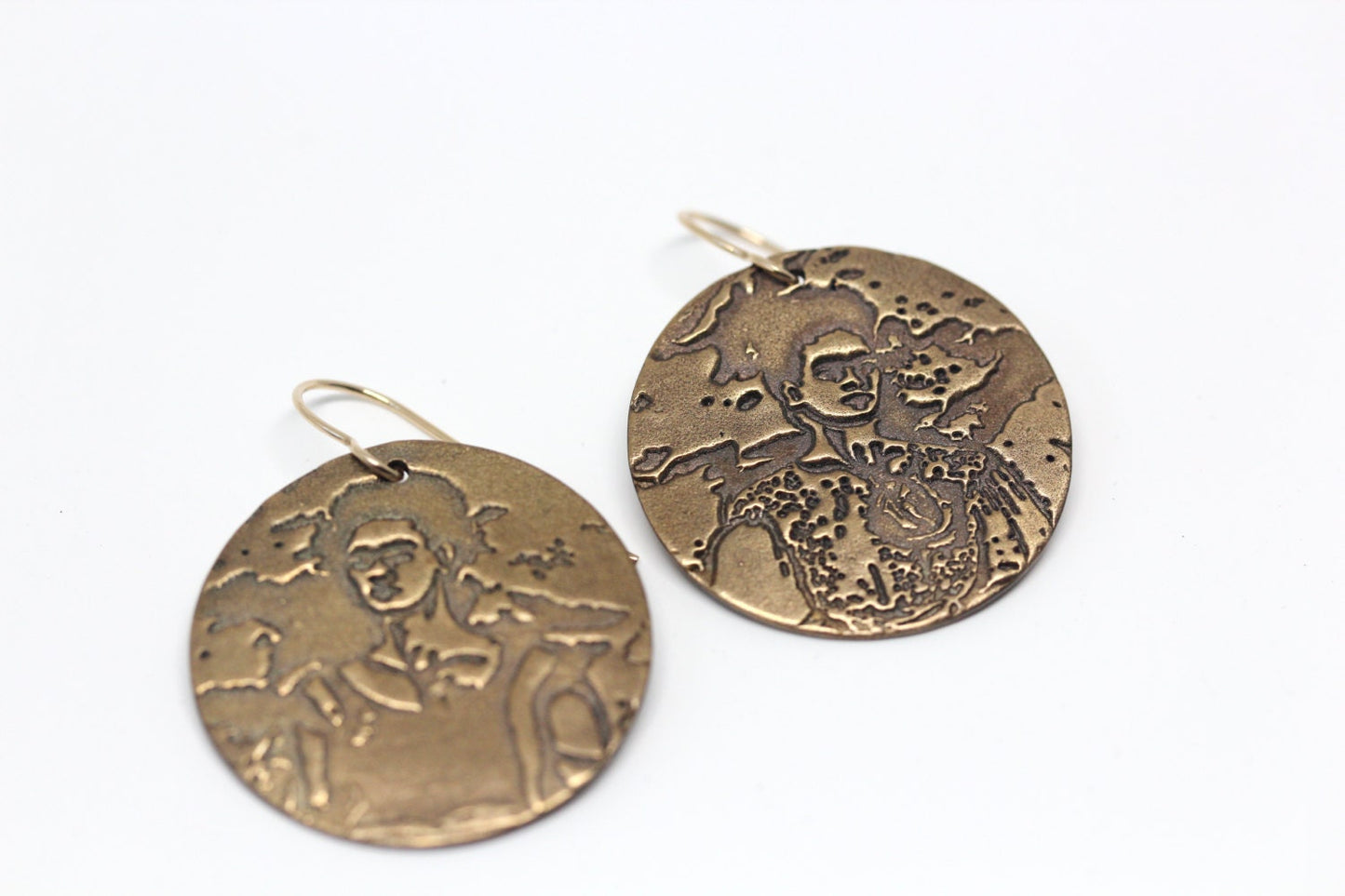 Frida Kahlo Earrings - Two Fridas